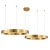 Lampa wisząca CIRCLE 100+120 LED mosiądz na 1 podsufitce - ST-8848-100+120 brass - Step Into Design